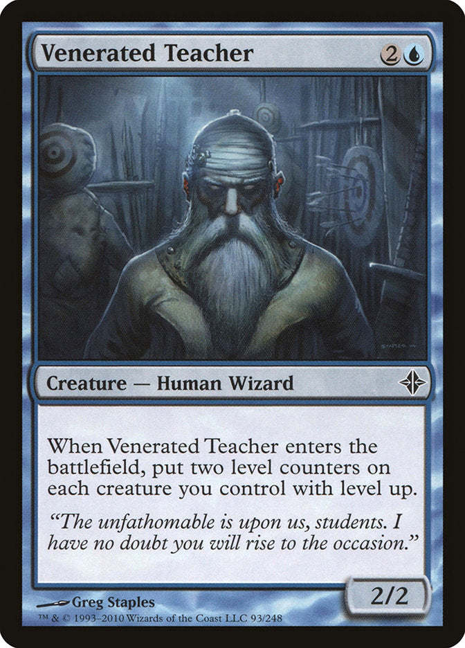 Venerated Teacher [Rise of the Eldrazi] | L.A. Mood Comics and Games