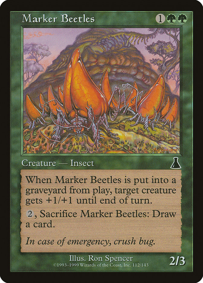 Marker Beetles [Urza's Destiny] | L.A. Mood Comics and Games