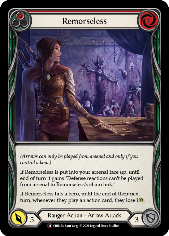 Remorseless [U-CRU123] (Crucible of War Unlimited)  Unlimited Normal | L.A. Mood Comics and Games
