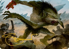 Troll Art Card (Gold-Stamped Signature) [Dungeons & Dragons: Adventures in the Forgotten Realms Art Series] | L.A. Mood Comics and Games