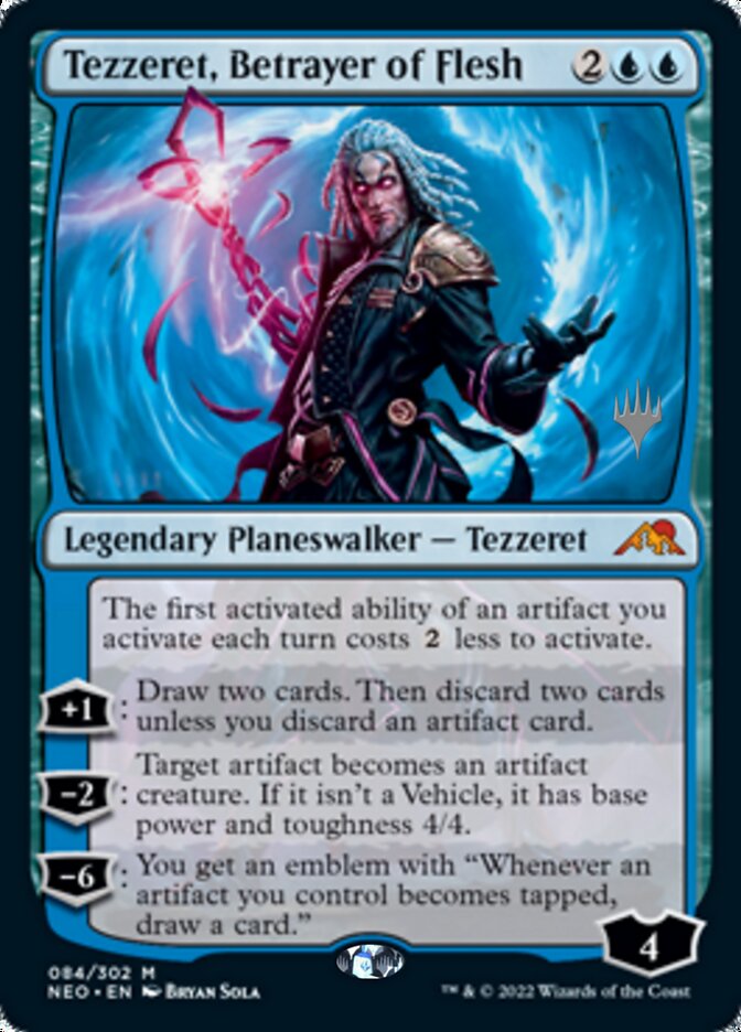 Tezzeret, Betrayer of Flesh (Promo Pack) [Kamigawa: Neon Dynasty Promos] | L.A. Mood Comics and Games