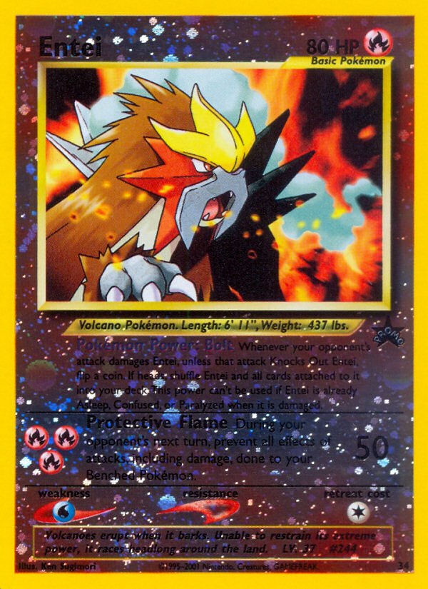 Entei (34) [Wizards of the Coast: Black Star Promos] | L.A. Mood Comics and Games