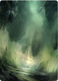 Swamp 1 Art Card [Zendikar Rising Art Series] | L.A. Mood Comics and Games