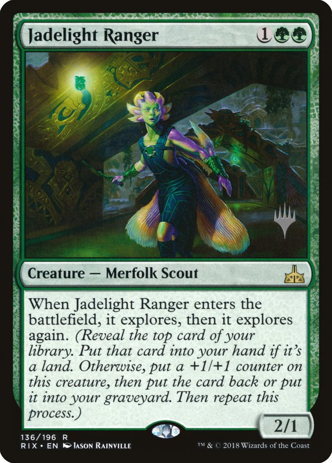 Jadelight Ranger (Promo Pack) [Rivals of Ixalan Promos] | L.A. Mood Comics and Games