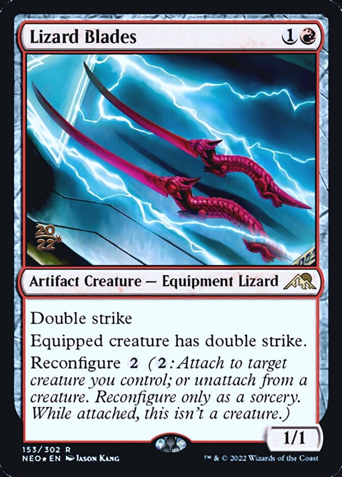 Lizard Blades [Kamigawa: Neon Dynasty Prerelease Promos] | L.A. Mood Comics and Games