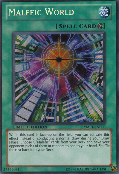Malefic World [YMP1-EN008] Secret Rare | L.A. Mood Comics and Games