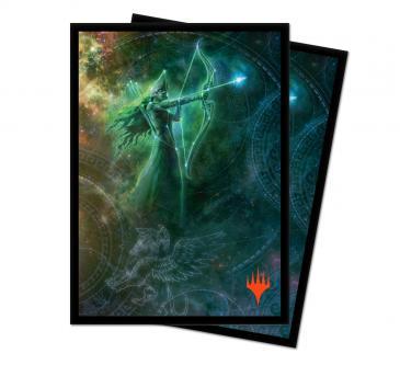 Theros Beyond Death Alt Art Nylea, Keen-Eyed Standard Deck Protector sleeves 100ct for Magic: The Gathering | L.A. Mood Comics and Games