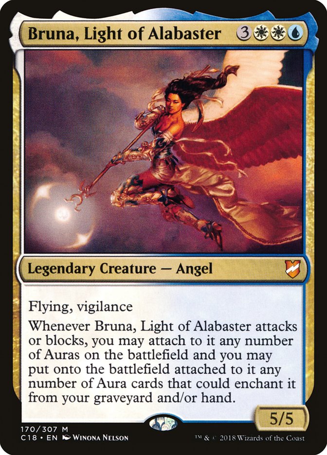 Bruna, Light of Alabaster [Commander 2018] | L.A. Mood Comics and Games