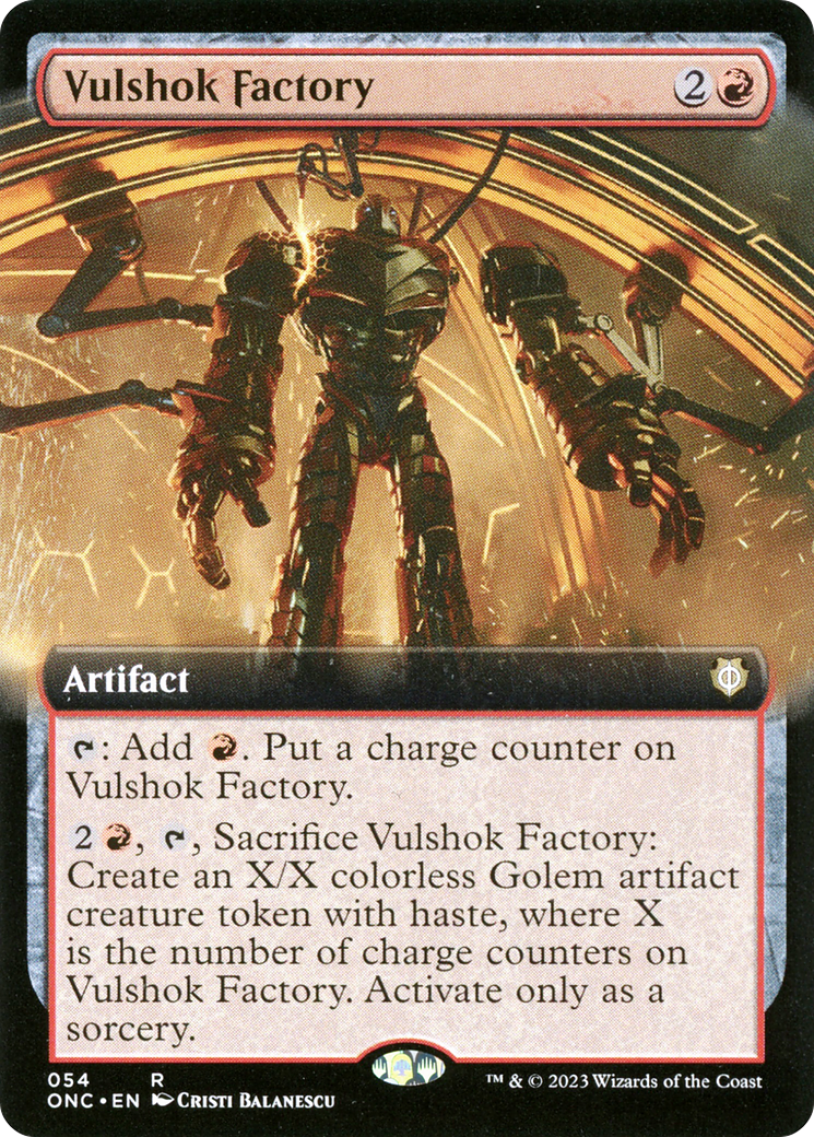 Vulshok Factory (Extended Art) [Phyrexia: All Will Be One Commander] | L.A. Mood Comics and Games
