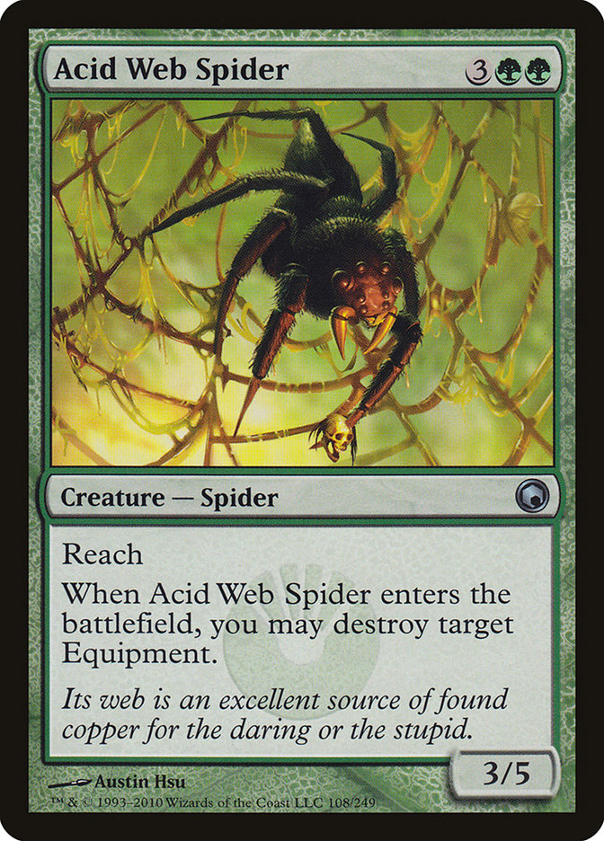 Acid Web Spider [Scars of Mirrodin] | L.A. Mood Comics and Games