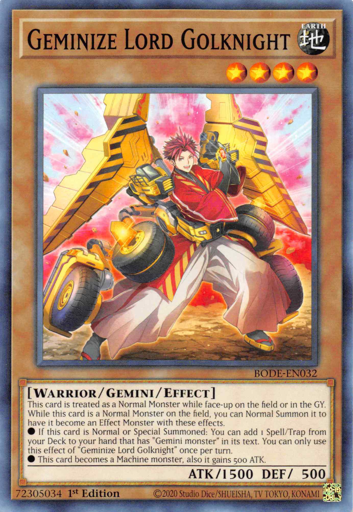 Geminize Lord Golknight [BODE-EN032] Common | L.A. Mood Comics and Games