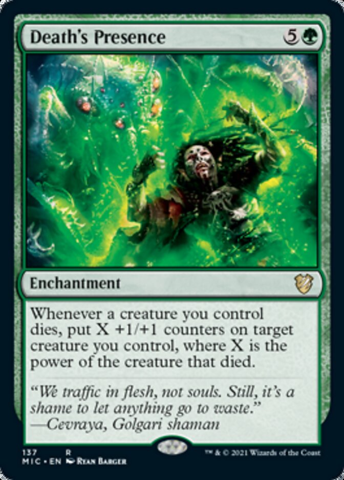 Death's Presence [Innistrad: Midnight Hunt Commander] | L.A. Mood Comics and Games