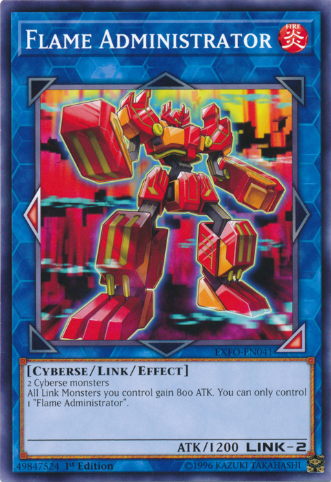 Flame Administrator [EXFO-EN041] Common | L.A. Mood Comics and Games