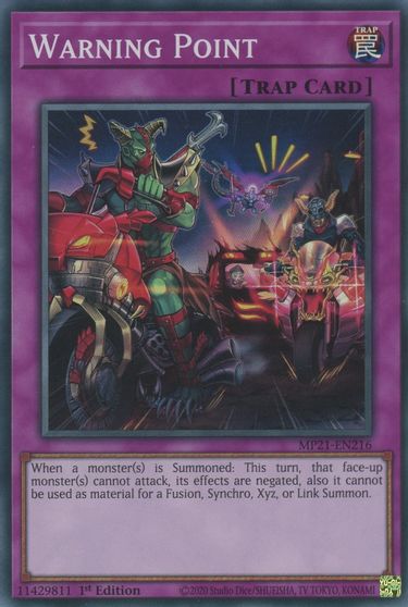 Warning Point [MP21-EN216] Super Rare | L.A. Mood Comics and Games