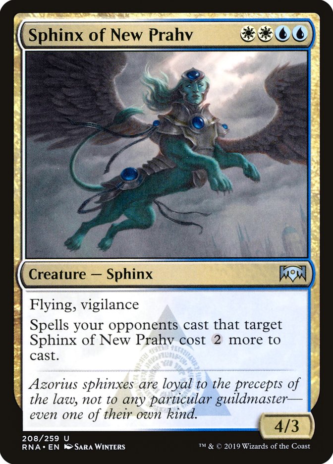 Sphinx of New Prahv [Ravnica Allegiance] | L.A. Mood Comics and Games