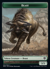 Soldier // Beast Double-Sided Token [Dominaria United Tokens] | L.A. Mood Comics and Games