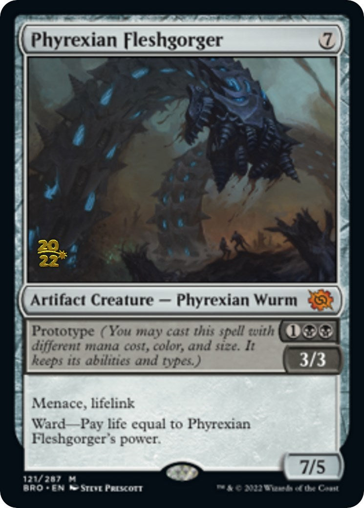 Phyrexian Fleshgorger [The Brothers' War Prerelease Promos] | L.A. Mood Comics and Games