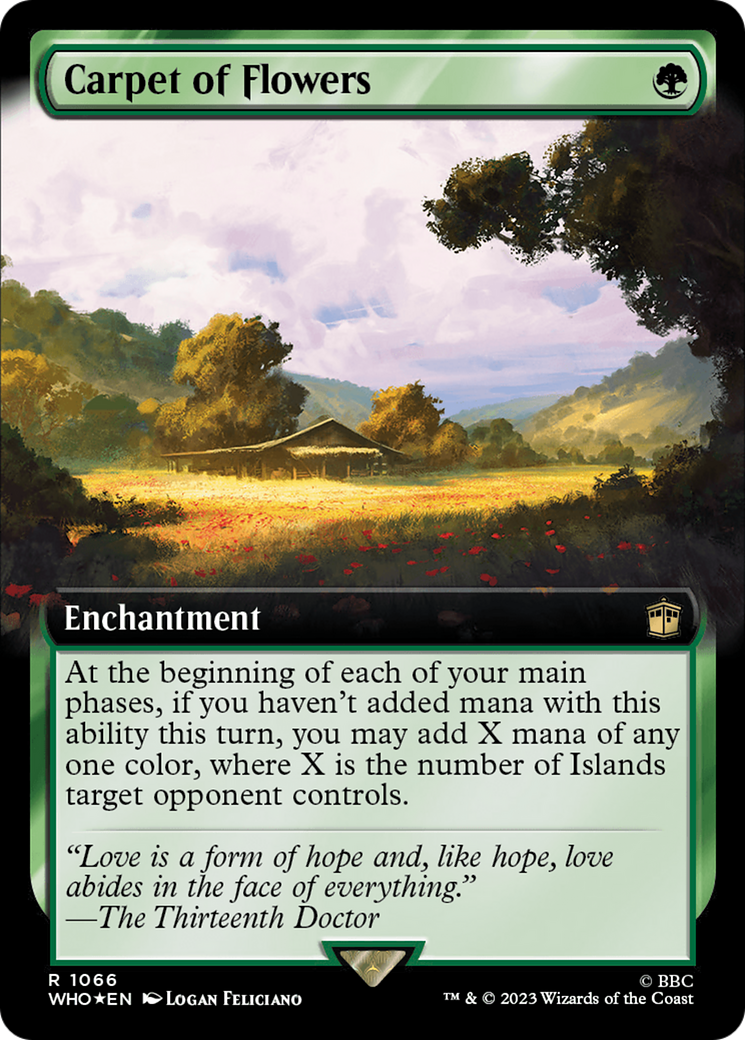 Carpet of Flowers (Extended Art) (Surge Foil) [Doctor Who] | L.A. Mood Comics and Games