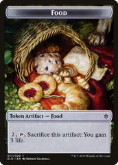 Wolf // Food (17) Double-Sided Token [Throne of Eldraine Tokens] | L.A. Mood Comics and Games