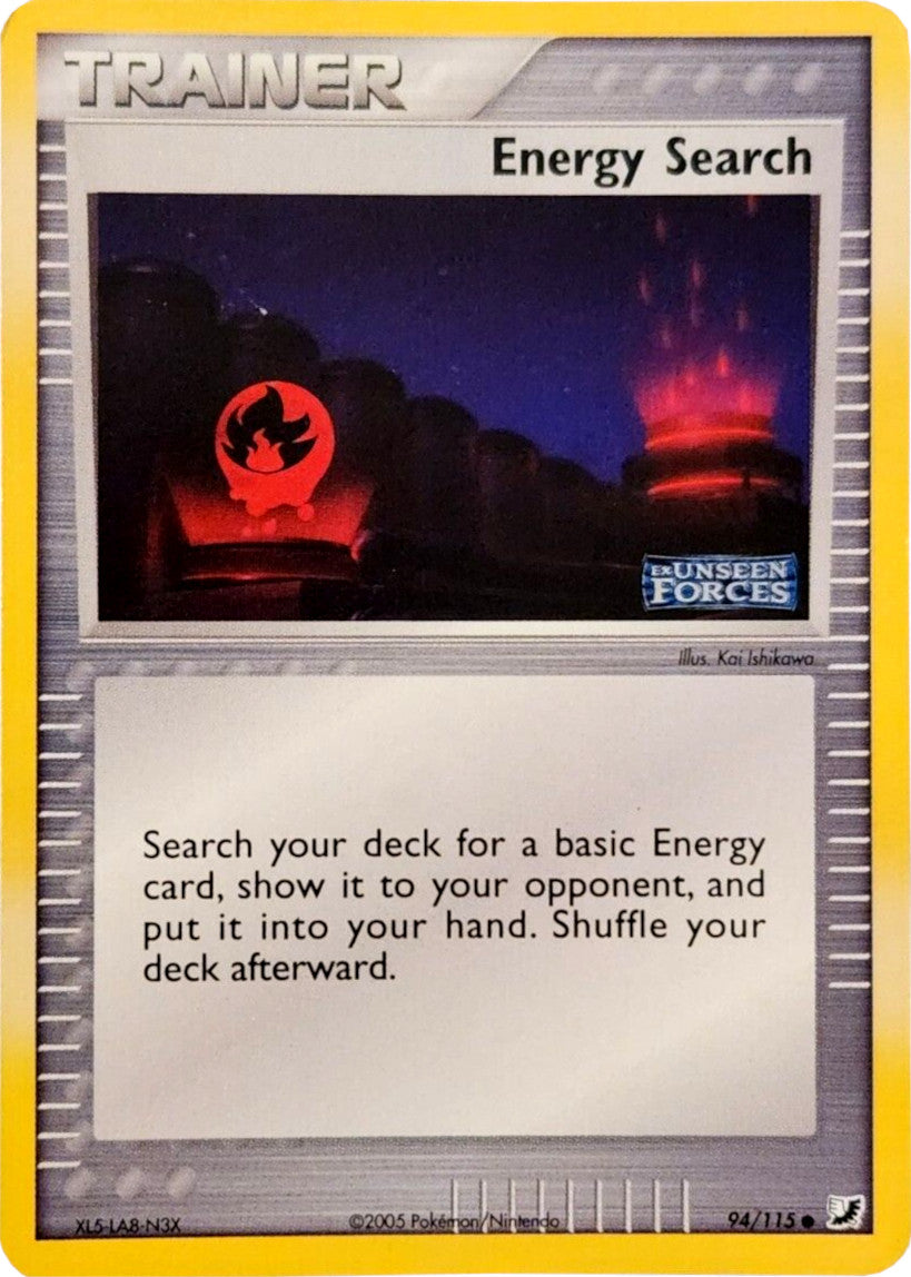 Energy Search (94/115) (Stamped) [EX: Unseen Forces] | L.A. Mood Comics and Games
