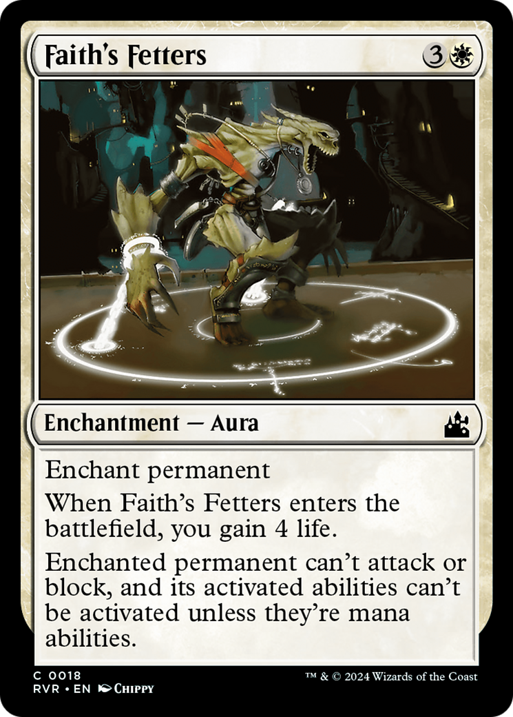 Faith's Fetters [Ravnica Remastered] | L.A. Mood Comics and Games