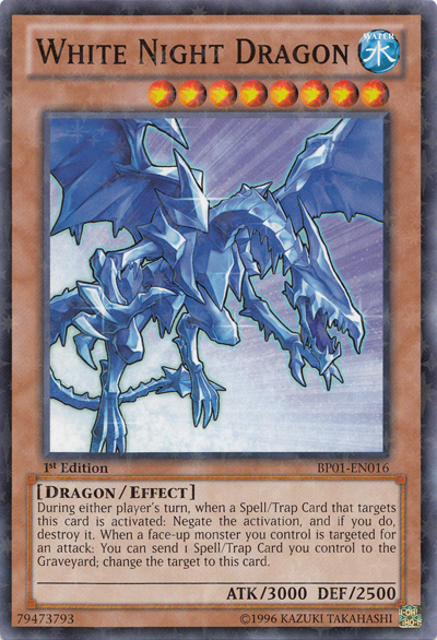 White Night Dragon [BP01-EN016] Starfoil Rare | L.A. Mood Comics and Games