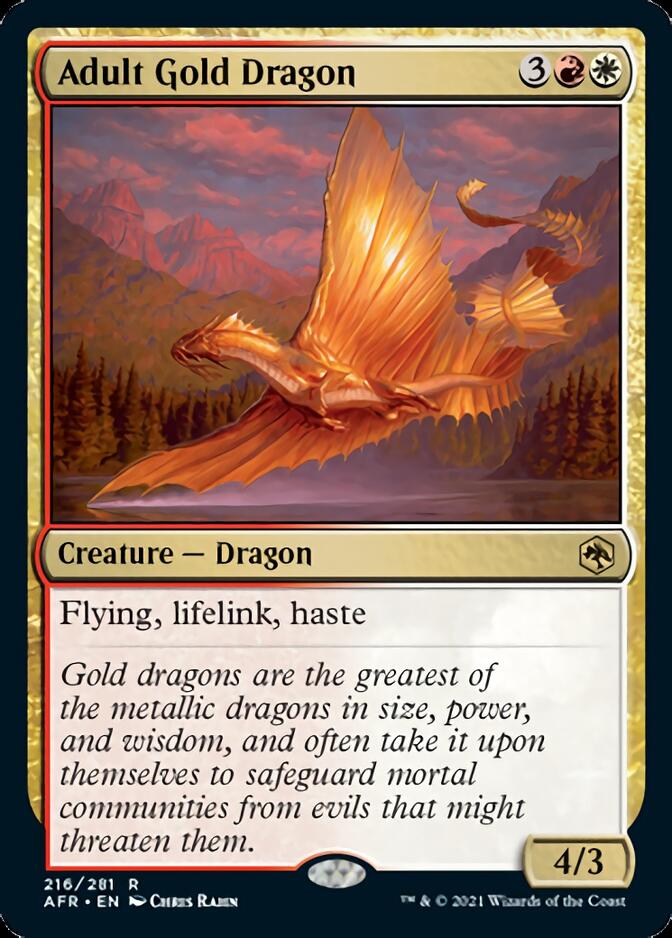 Adult Gold Dragon [Dungeons & Dragons: Adventures in the Forgotten Realms] | L.A. Mood Comics and Games