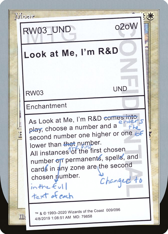 Look at Me, I'm R&D [Unsanctioned] | L.A. Mood Comics and Games
