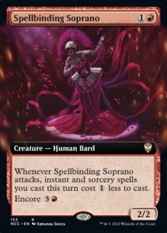 Spellbinding Soprano (Extended Art) [Streets of New Capenna Commander] | L.A. Mood Comics and Games