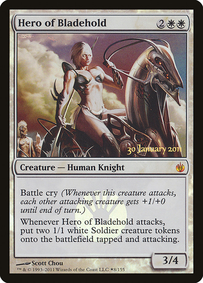 Hero of Bladehold [Mirrodin Besieged Prerelease Promos] | L.A. Mood Comics and Games