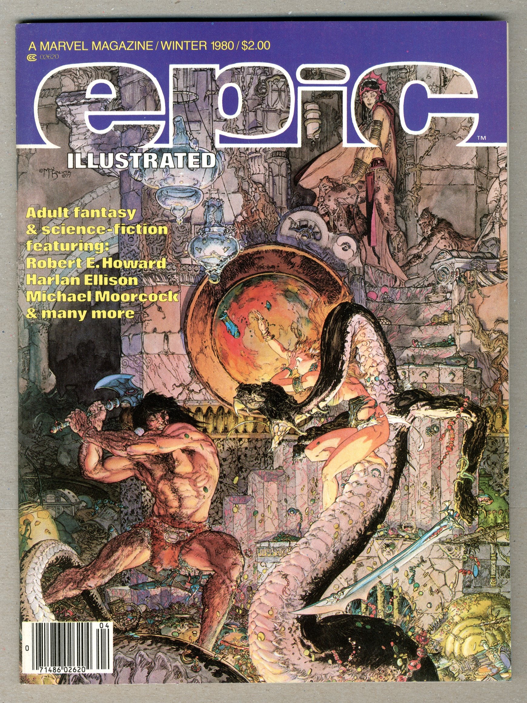 Epic Illustrated #4 Magazine | L.A. Mood Comics and Games