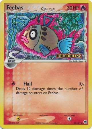 Feebas (49/101) (Delta Species) (Stamped) [EX: Dragon Frontiers] | L.A. Mood Comics and Games