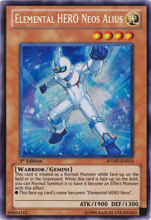 Elemental HERO Neos Alius [RYMP-EN010] Secret Rare | L.A. Mood Comics and Games