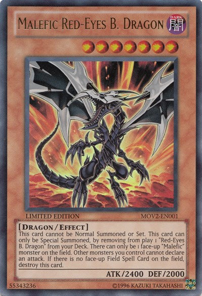 Malefic Red-Eyes B. Dragon [MOV2-EN001] Ultra Rare | L.A. Mood Comics and Games