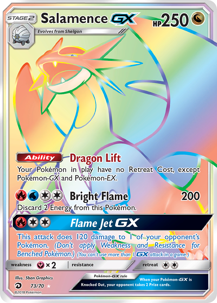 Salamence GX (73/70) [Sun & Moon: Dragon Majesty] | L.A. Mood Comics and Games