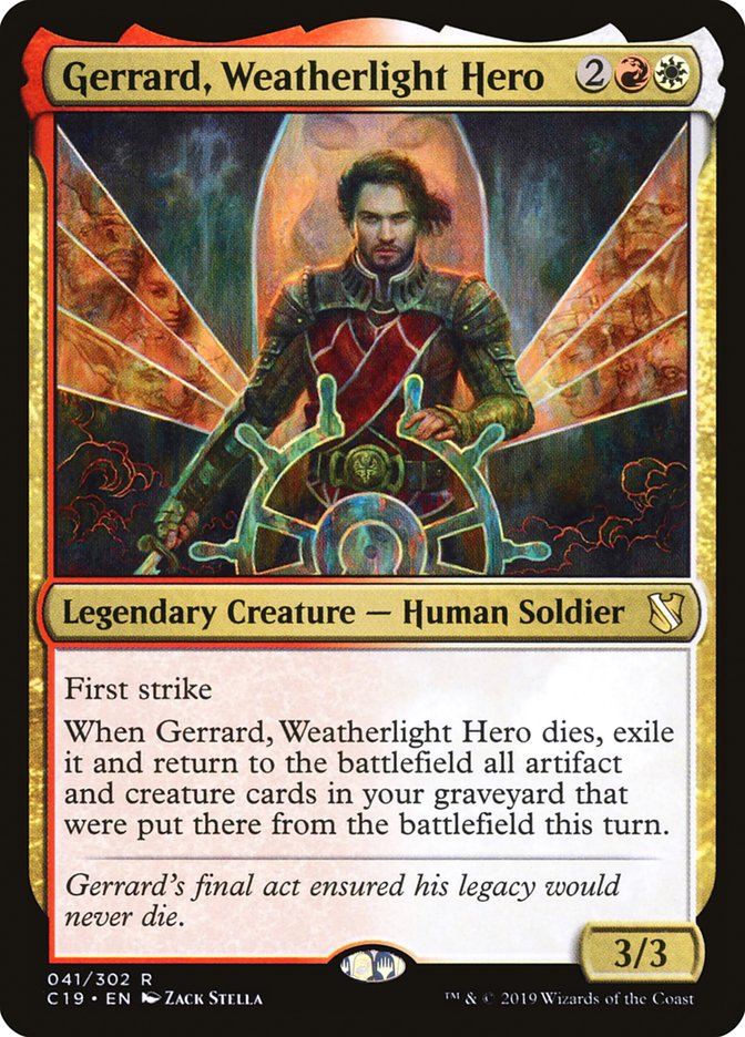 Gerrard, Weatherlight Hero [Commander 2019] | L.A. Mood Comics and Games