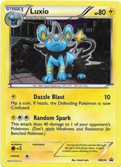 Luxio (BW34) (Cosmos Holo) [Black & White: Black Star Promos] | L.A. Mood Comics and Games
