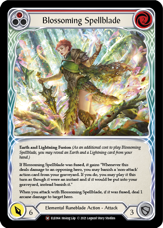 Blossoming Spellblade [U-ELE064] (Tales of Aria Unlimited)  Unlimited Rainbow Foil | L.A. Mood Comics and Games