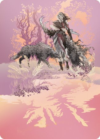 Arlinn, the Pack's Hope 2 Art Card [Innistrad: Midnight Hunt Art Series] | L.A. Mood Comics and Games