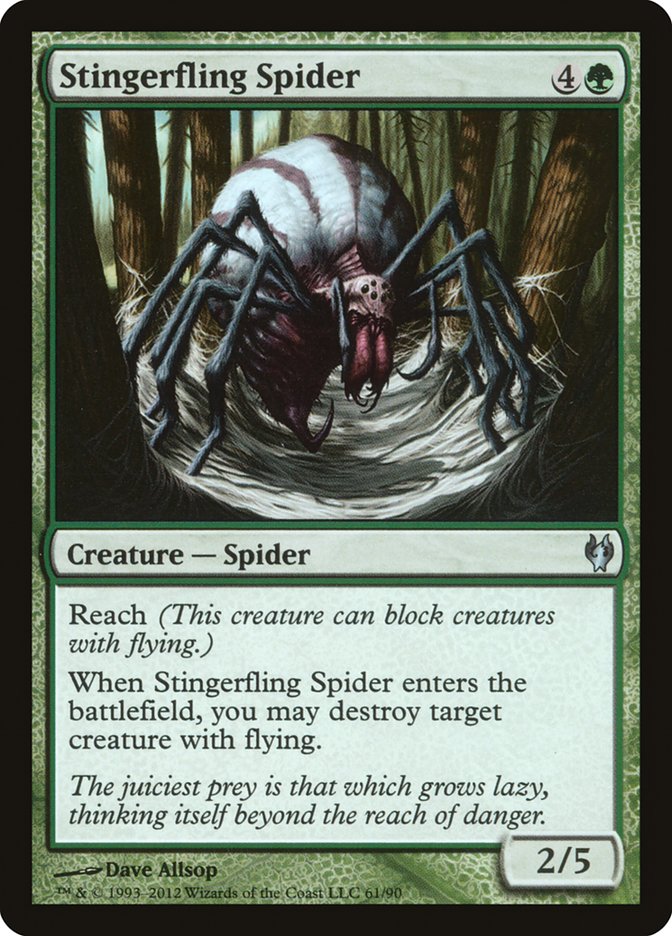 Stingerfling Spider [Duel Decks: Izzet vs. Golgari] | L.A. Mood Comics and Games