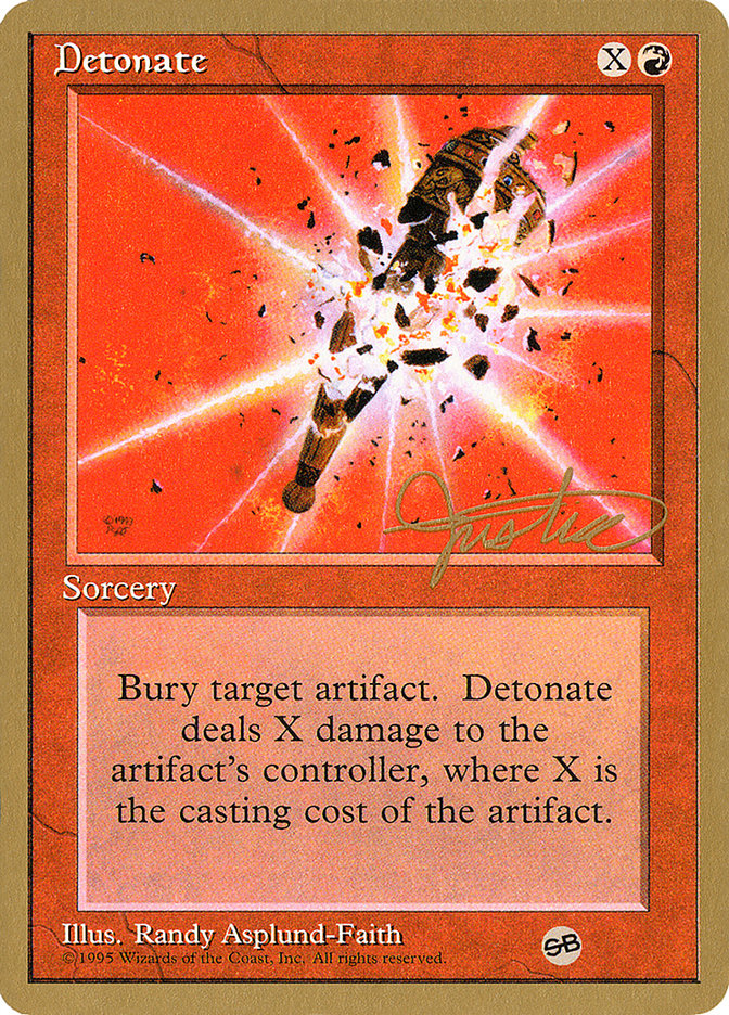 Detonate (Mark Justice) (SB) [Pro Tour Collector Set] | L.A. Mood Comics and Games