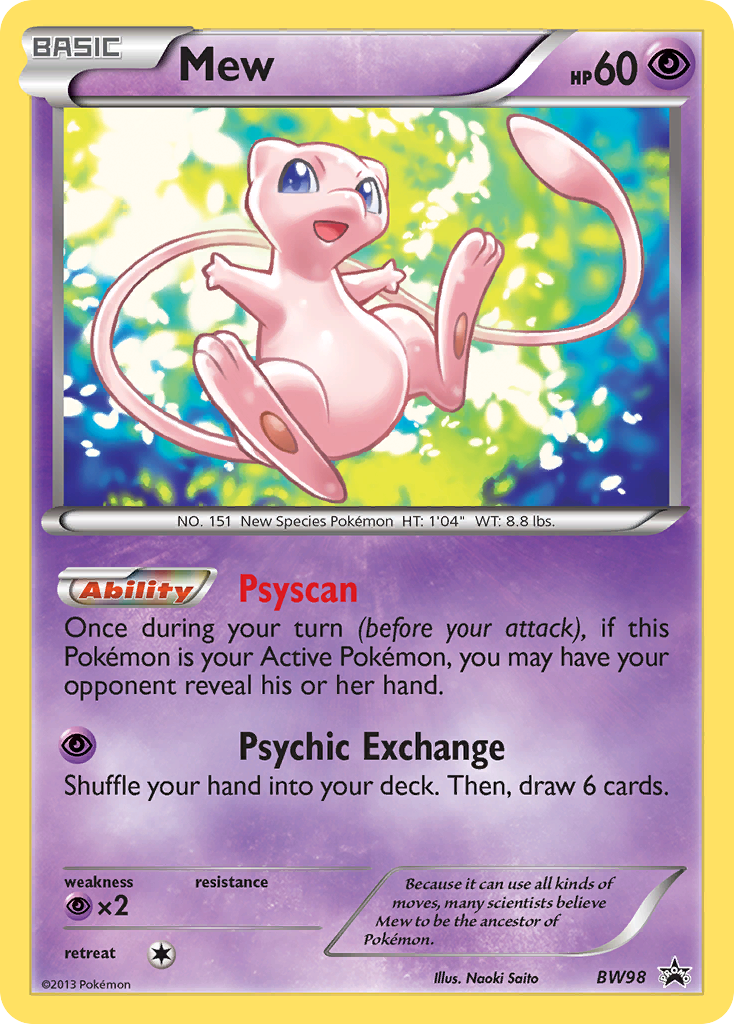 Mew (BW98) [Black & White: Black Star Promos] | L.A. Mood Comics and Games