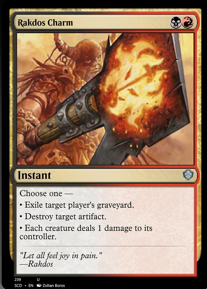 Rakdos Charm [Starter Commander Decks] | L.A. Mood Comics and Games