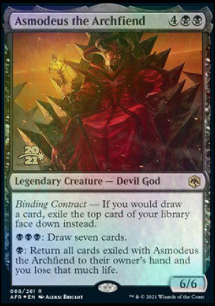 Asmodeus the Archfiend [Dungeons & Dragons: Adventures in the Forgotten Realms Prerelease Promos] | L.A. Mood Comics and Games