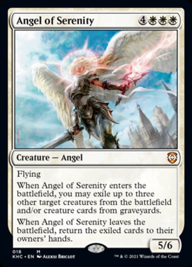 Angel of Serenity [Kaldheim Commander] | L.A. Mood Comics and Games