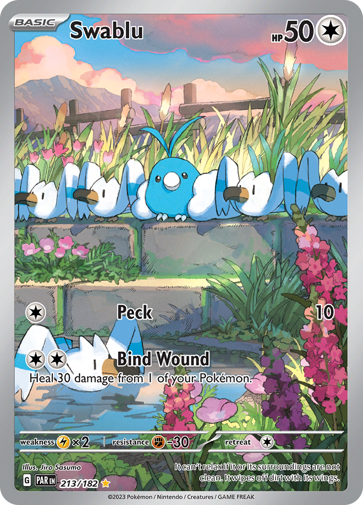 Swablu (213/182) [Scarlet & Violet: Paradox Rift] | L.A. Mood Comics and Games