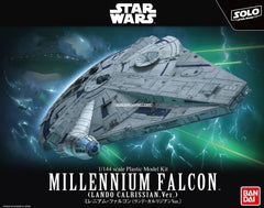 Bandai Millennium Falcon (Lando Calrissian Ver) "Solo: A Star Wars Story", Bandai Star Wars 1/144 Plastic Model Kit | L.A. Mood Comics and Games