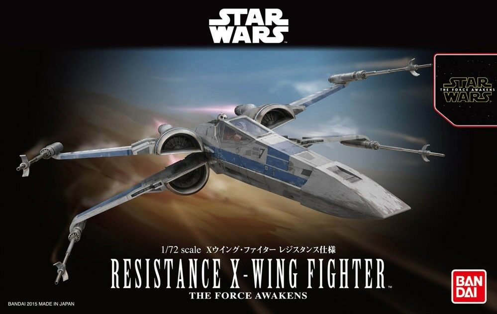 Bandai Star Wars 1/72 Resistance X-Wing Star Fighter 'Star Wars: The Force Awakens' | L.A. Mood Comics and Games