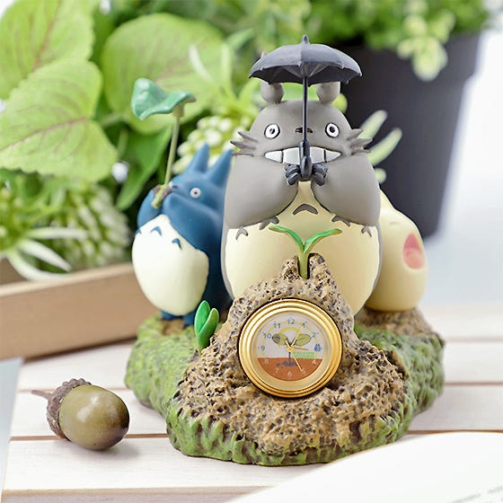Benelic Totoro Dondoko Dance Statue Desk Clock "My Neighbor Totoro" | L.A. Mood Comics and Games