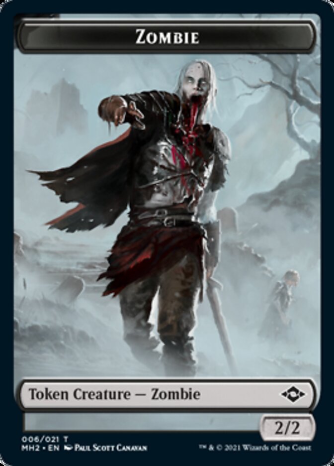 Zombie Token [Modern Horizons 2 Tokens] | L.A. Mood Comics and Games